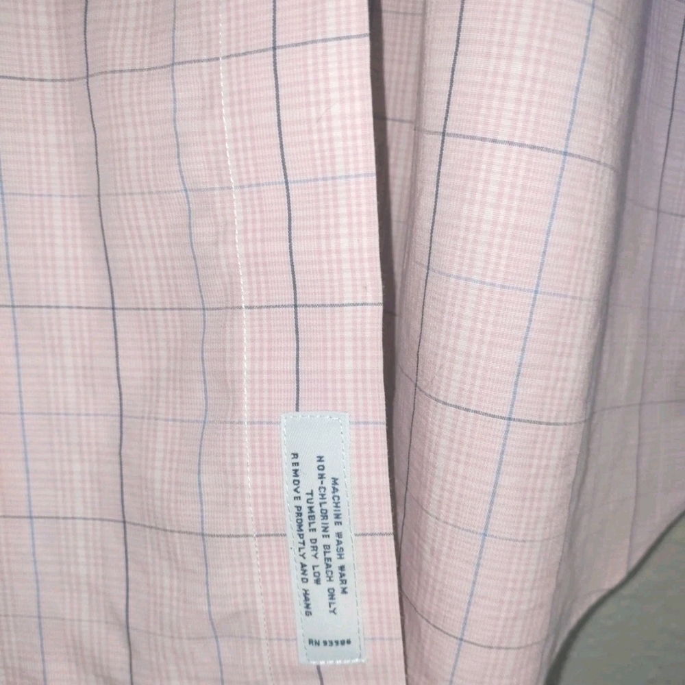 Brooks Brothers Lavender Checkered Dress Shirt - Picture 4 of 4